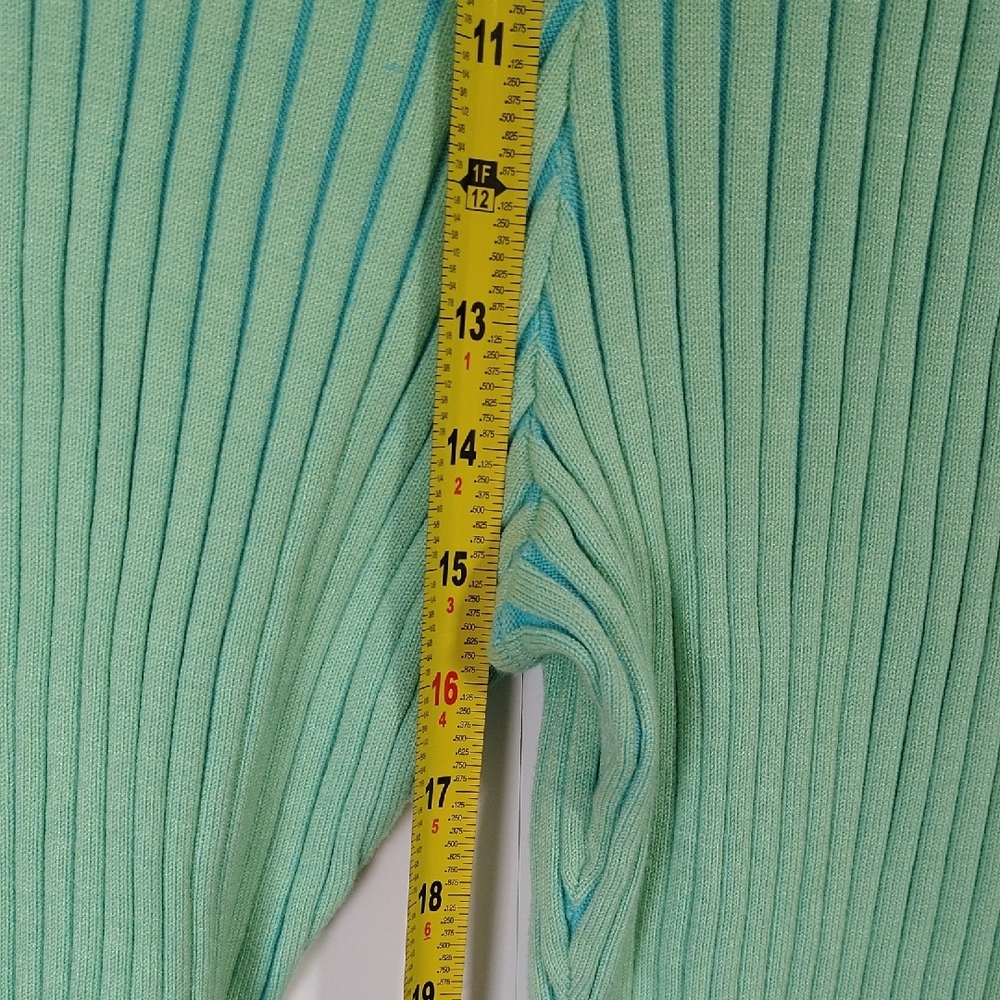 Sofia By Sofia Vergara Mint Ribbed Flare Pants. J - image 8